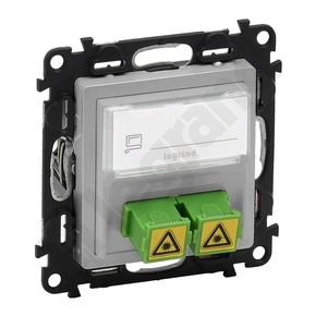 GNIAZDO ŚWIATŁOWOD SC/APC ALUMINIUM VALENA LIFE - 753330 - LEGRAND