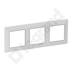 RAMKA POTRÓJNA BIAŁA/CHROM VALENA LIFE - 754033 - LEGRAND
