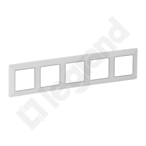 RAMKA PIĘCIOKROTNA BIAŁA/CHROM VALENA LIFE - 754035 - LEGRAND