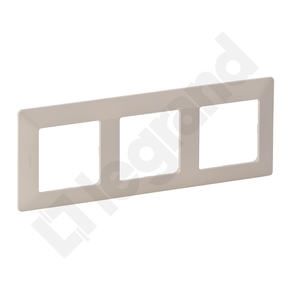 RAMKA POTRÓJNA KREMOWA VALENA LIFE - 754043 - LEGRAND