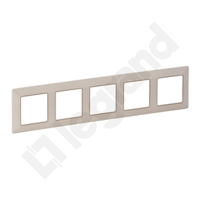 RAMKA PIĘCIOKROTNA KREMOWA/ZŁOTA VALENA LIFE - 754065 - LEGRAND