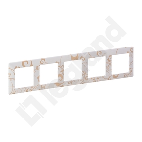 RAMKA PIĘCIOKROTNA LODOWA FANTAZJA VALENA LIFE - 754105 - LEGRAND