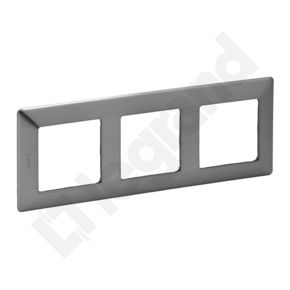 RAMKA POTRÓJNA STALOWY VALENA LIFE - 754153 - LEGRAND