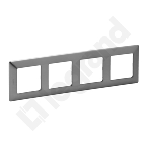RAMKA POCZWÓRNA STALOWY VALENA LIFE - 754154 - LEGRAND