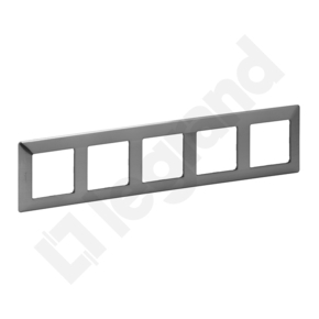 RAMKA PIĘCIOKROTNA STALOWY VALENA LIFE - 754155 - LEGRAND