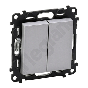 ŁĄCZNIK SCHODOWY PODWÓJNY ALUMINIUM VALENA LIFE - 752308 - LEGRAND