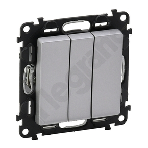 ŁĄCZNIK POTRÓJNY ALUMINIUM VALENA LIFE - 752303 - LEGRAND
