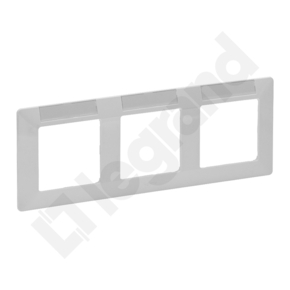 RAMKA POTRÓJNA BIAŁA Z ETYKIETĄ VALENA LIFE - 754013 - LEGRAND