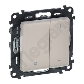 ŚCIEMNIACZ PRZYCISKOWY BEZ ZACISKU NEUTRALNEGO KREMOWY 
 230 V~VALENA LIFE - 752262 - LEGRAND