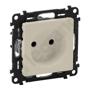 GNIAZDO 2 P Z PRZESŁONĄ KREMOWE 16 A &ndash; 250 V~ VALENA LIFE  - 753216 - LEGRAND