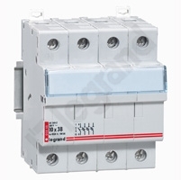 PODSTAWA BEZPIECZNIKOWA 3 BIEGUNOWA Z TOREM NEUTRALNYM 10 X 38 RB 348 - 005848 - LEGRAND