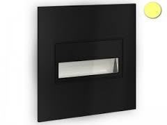OPRAWKA ŚCIENNA PUNKTOWA P/T 0.4W IP44 14V DC CZARNA BAR. B.CIEPŁA SONA Z.RAM. KWAD. 14-211-62 - LED11421162 - ZAMEL
