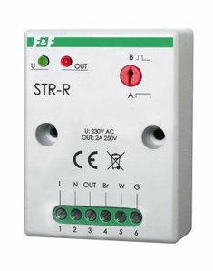 CZUJNIK OPADU DESZCZU ŚNIEGU Z SONDĄ ZASILANIE 230V AC STR - STR-R - F&F