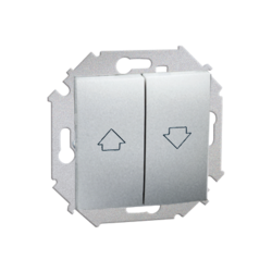 PRZYCISK ŻALUZJOWY (MODUŁ) 10AX 250V ZACISKI ŚRUBOWE ALUMINIUM SIMON 15 - 1591335-026 - KONTAKT SIMON