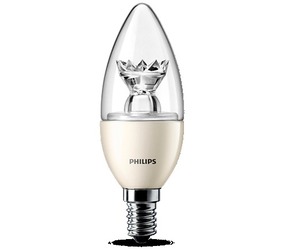 ŹRÓDŁO LED E14 B35 4W/827 PRZEZROCZYSTA 250LM ODPOWIEDNIK 25W  EEL=A+ - 8718696454695 - PHILIPS ŹRÓDŁA