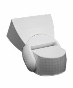 CZUJNIK RUCHU PIR ŚCIENNY 180&deg; 1000W IP65 BIAŁY DR-04W - DR-04W - F&F