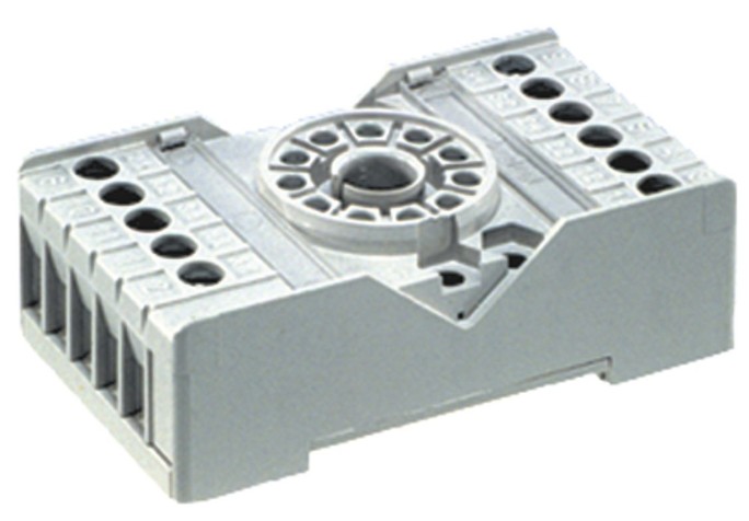 GNIAZDO PRZEKAŹNIKA R15 3 POLOWE MONTAŻ NA SZYNIE 35 MM PS11  - 592009 - RELPOL