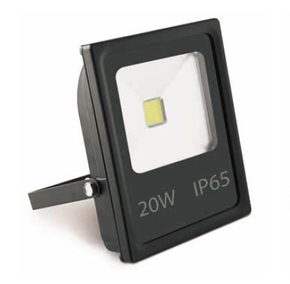 NAŚWIETLACZ LED 20W IP65 6000K 1300LM KOLOR CZARNY EEL=A SFC20W. - IN-SFC20W-64 - GTV
