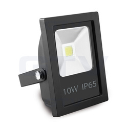 NAŚWIETLACZ LED 10W IP65 6000K 650LM KOLOR CZARNY EEL=A SFC10W. - IN-SFC10W-64 - GTV