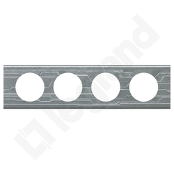 RAMKA POCZWÓRNA POZIOMA/PIONOWA STRUKTURA METALU CELIANE - 069044 - LEGRAND