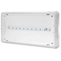 OPRAWA AWARYJNA LED 1W 125LM 3H DWUZADANIOWA BIAŁA + PU31 EXIT  - ETE/1W/C/3/SA/X/WH - AWEX SPK