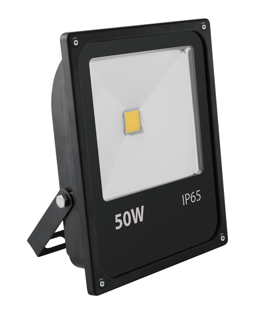 NAŚWIETLACZ LED 50W 220-240V AC IP65 3200 LM 242 MA CIEPŁA BIAŁA CZARNY SLIM INNOVO - IN-SFC50W-32 - GTV