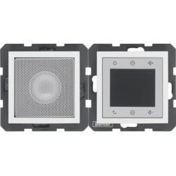RADIO TOUCH KOMPLET ALU MAT B.KWADRAT/S.1/B.3/B.7 - 28801404 - HAGER - BERKER