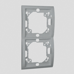 RAMKA POCZWÓRNA PIONOWA ALUMINIUM SIMON CLASSIC - MR4P/26 - KONTAKT SIMON
