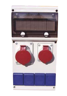 ROZDZIELNIA 1X32A/5P,1X16A/5P,4X230V. - 632.31WW - SCAME