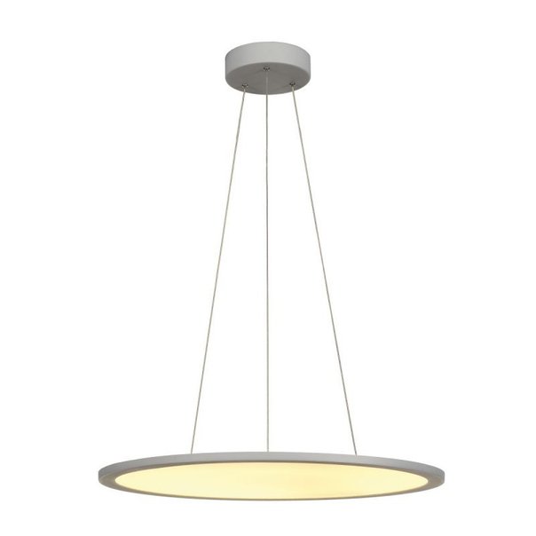 PANEL LED WISZĄCY 338 LED 40W ŚCIEMNIANIE 1-10V 2700K OKRĄGŁY SREBRNOSZARA  - 158632 - SPOTLINE