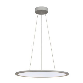 PANEL LED WISZĄCY 338 LED 40W ŚCIEMNIANIE 1-10V 4000K OKRĄGŁY SREBRNOSZARA  - 158634 - SPOTLINE