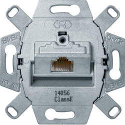 MECHANIZM GNIAZDA KOMPUTEROWEGO UAE POJEDYNCZEGO (RJ45) EKRANOWANE KAT.6 KLASA E ONE.PLATFORM  - 455401 - HAGER - BERKER