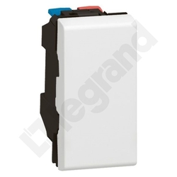 ŁĄCZNIK JEDNOBIEGUNOWY - 1 MODUŁ 10AX-250V~ BIAŁY MOSAIC - 077000 - LEGRAND