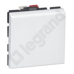 ŁĄCZNIK SCHODOWY 10AX 2 MODUŁY BIAŁY MOSAIC - 077011 - LEGRAND