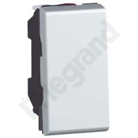 PRZYCISK JEDNOBIEGUNOWY - 1 MODUŁ ALUMINIUM 6X-250V~ MOSAIC  - 079230 - LEGRAND