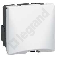 WYJŚCIE KABLOWE - 2 MODUŁY BIAŁE 16A MOSAIC  - 077551 - LEGRAND