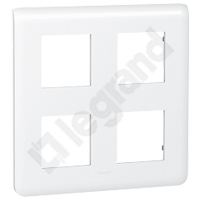RAMKA - 2X2X2 MODUŁY BIAŁY MOSAIC  - 078838 - LEGRAND