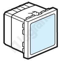 SYGNALIZATOR ŚWIETLNY LED 0,2/1W- 2 MODUŁY NIEBIESKI 230V~ MOSAIC  - 078521 - LEGRAND