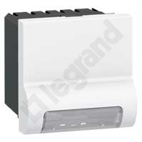 OŚWIETLENIE PRZESZKODY - 2 MODUŁY BIAŁE 0,2/1W 230V~ MOSAIC  - 078510 - LEGRAND