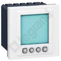 ŁĄCZNIK CZASOWY PROGRAMOWALNY 1200W - 2 MODUŁY 6A-250V~ BIAŁY MOSAIC  - 078425 - LEGRAND