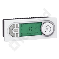 TERMOSTAT ELEKTRONICZNY PROGRAMOWALNY - 5 MODUŁY 8A/250V~ BIAŁY MOSAIC  - 076721 - LEGRAND
