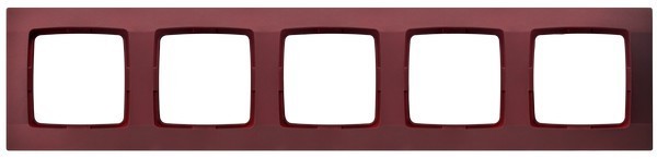 RAMKA PIĘCIOKROTNA BURGUND KARO. - R-5S/58 - OSPEL