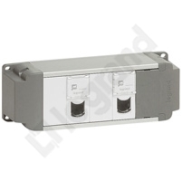 BLOK ZASILAJĄCY 2 X RJ 45 2 ZAŚLEPKI 1-MODUŁOWE - 053495 - LEGRAND
