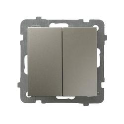 ŁĄCZNIK PODWÓJNY SCHODOWY SATYNA LIGHT AS. - ŁP-10G/m/45 - OSPEL