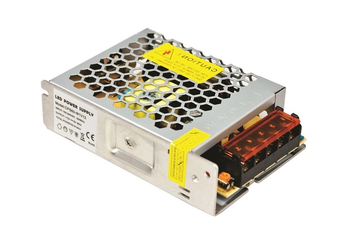 ZASILACZ LED MODUŁOWY 60W IP20 12V 5,00A 100-240V. - 919182 - POLTRONIC