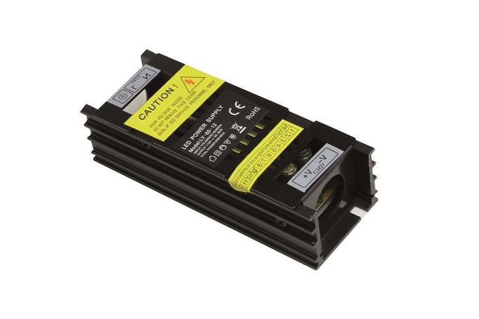 ZASILACZ LED MODUŁOWY 60W IP20 12V 5A LONG BLACK. - 921413 - POLTRONIC