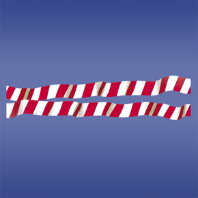 FOLIA OSTRZEGAWCZA BIAŁO-CZERWONA /80 X 0,05 MM/ 100M. - 18.6 - ELEKTROPLAST OPATÓWEK