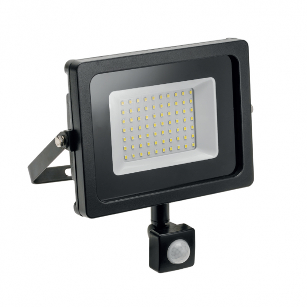 NAŚWIETLACZ LED Z CZUJNIKIEM RUCHU 20W IP65 CW 1600LM KOLOR CZARNY iNEXT - LD-INEXT20W-64 - GTV