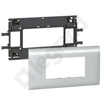 UCHWYT DO OSPRZĘTU MOSAIC 85MM 4 MODUŁY ALU DLP  - 011214 - LEGRAND