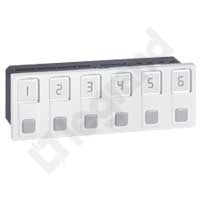 BLOK SYGNALIZACYJNY 6-KIERUNKOWY Z ZASILACZEM 230V~ MOSAIC - 076655 - LEGRAND